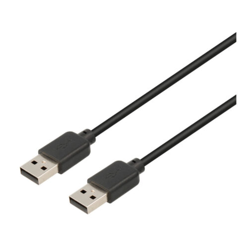 Cabo USB "A" Macho / USB "A" Macho 1,8m - Preto