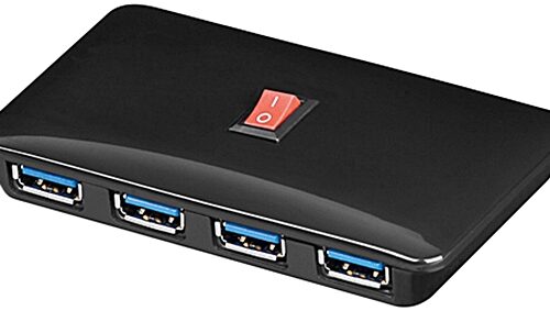 HUB 4 Portas USB 3.0 "A" c/ Int - c/ Alimentador Externo