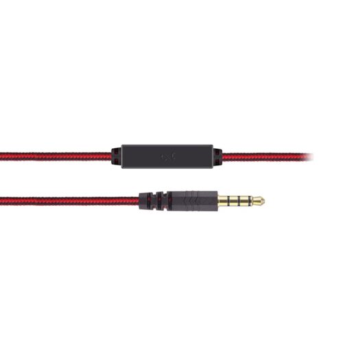 Auscultadores Ficha 3,5 c/ Microfone - Preto