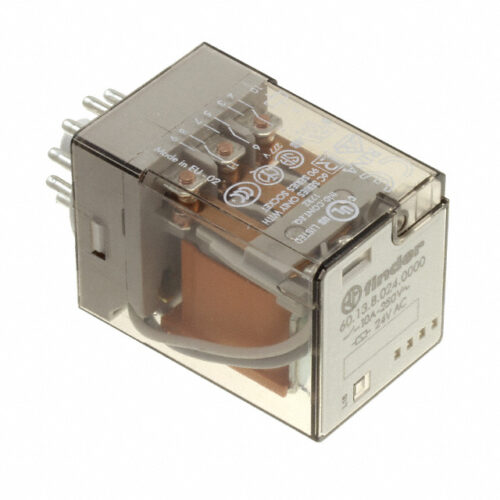 Relé AC24V/3C/10A - Undecal Industrial + Indicador Mec