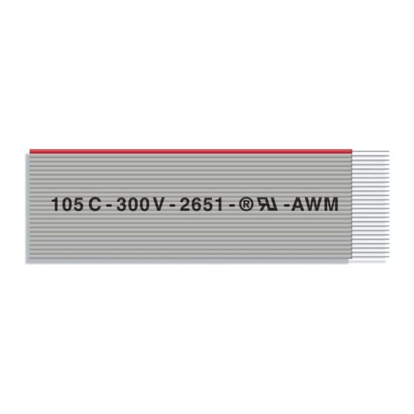 Cabo Plano 50 vias AWG28 1mt