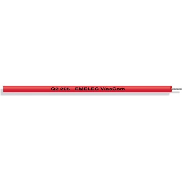 Cabo Teste 1x0,50mm² Vermelho 100mt