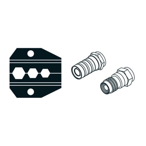 Mordentes p/ Alicate Cravar Fichas BNC p/ Cabo RG59, RG6, F