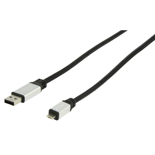 Cabo USB "A" Macho / Micro USB "A" Macho 1,8mt - Nylon