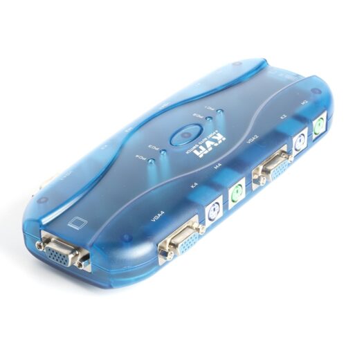 Comutador KVM VGA / PS1/PS2 - 4 Portas