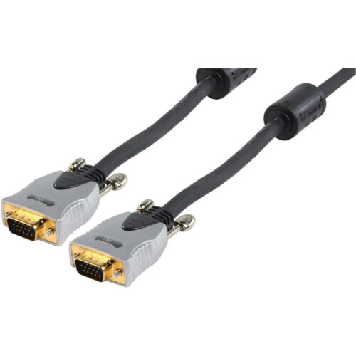 Cabo VGA Macho / VGA Macho 1,8mt c/ Filtro - Dourada