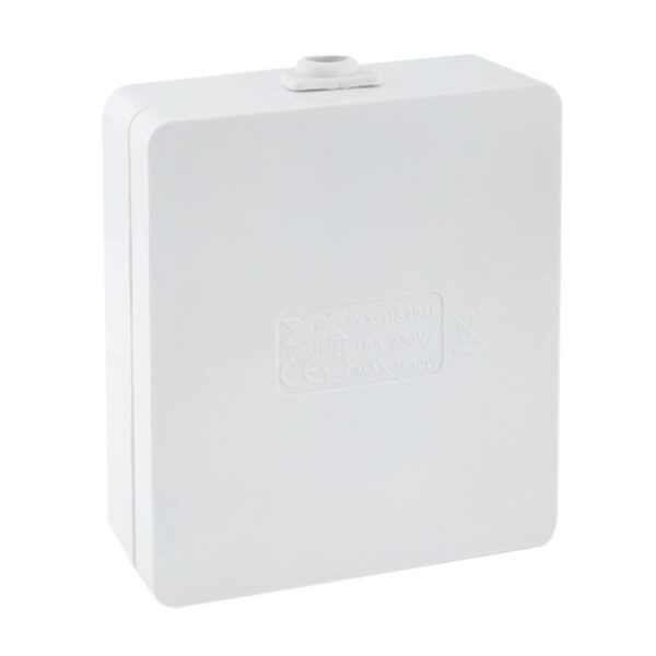Tomada Eléctrica 4 Vias Schuko Branca p/ Cabo - Quadrada - Image 2