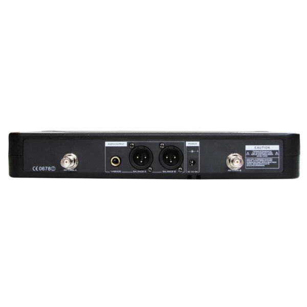 Microfone Mão s/ Fios + Lapela + Emissor + Receptor UHF - Image 5