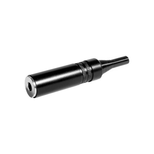 Ficha 3,5 Fêmea ST Ø3,0mm Metal - Preta