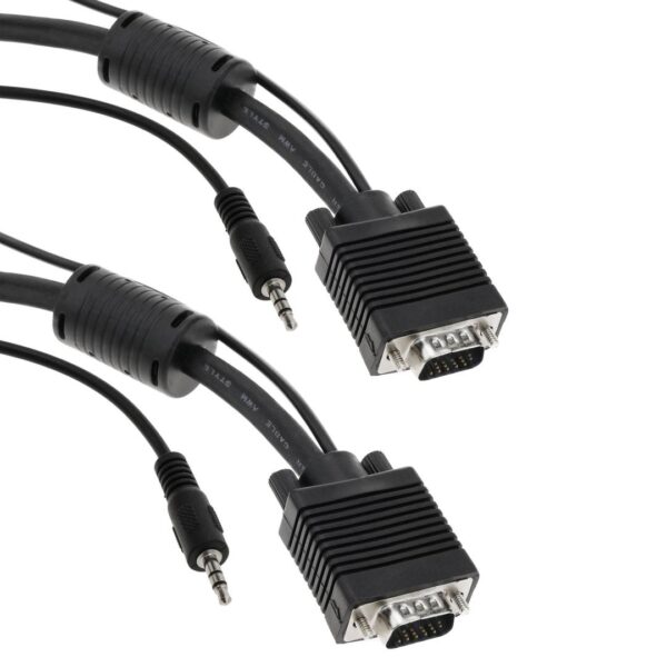 Cabo VGA Macho+3,5 / VGA Macho+3,5 - 2mt