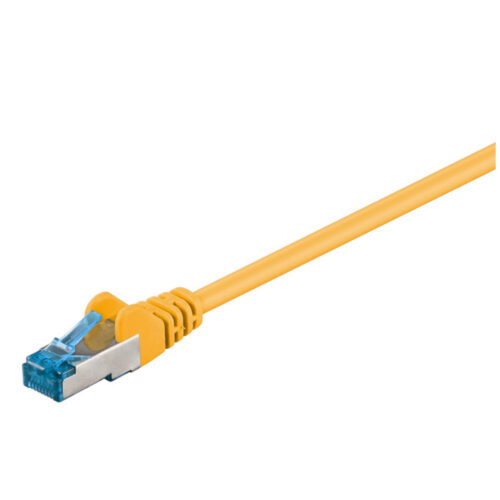 Cabo S/FTP CAT6A 1mt LSZH - Amarelo