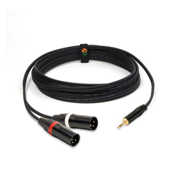 Cabo 3,5 Macho ST / 2x XLR Macho 3m - Image 2