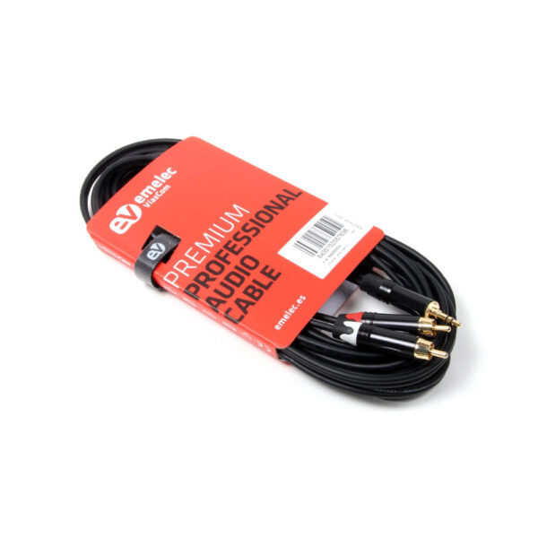 Cabo 2 RCA M / Jack 3,5 mm Estéreo M EK6605S Série 2 - Image 2