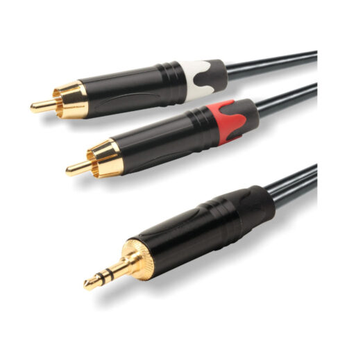 Cabo 2x RCA Macho / Jack 6.35mm