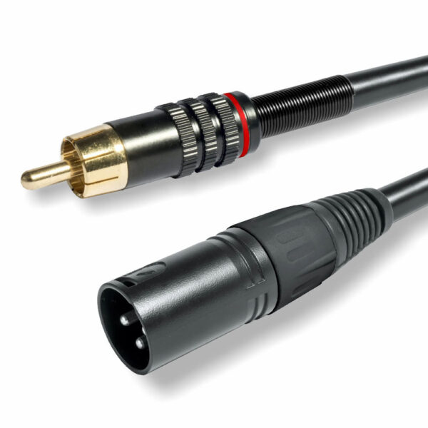 Cabo XLR Macho / RCA Macho 0,5mt - Image 5