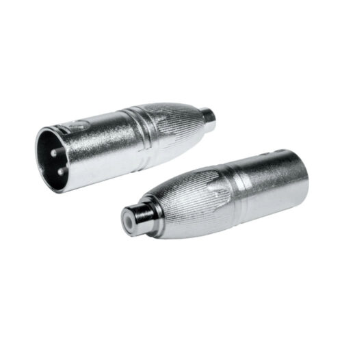 Adaptador XLR Macho / RCA Fêmea