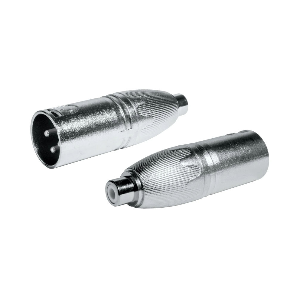 Adaptador XLR Macho / RCA Fêmea