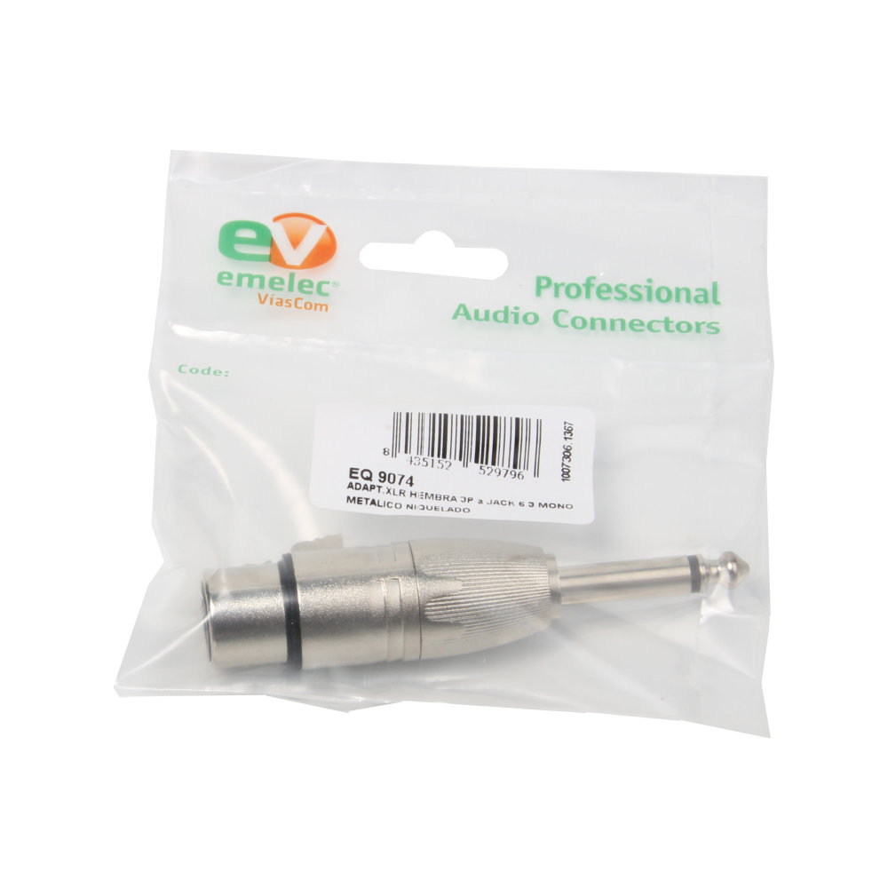 Adaptador 6,35 Macho Mono / XLR Fêmea - Image 3