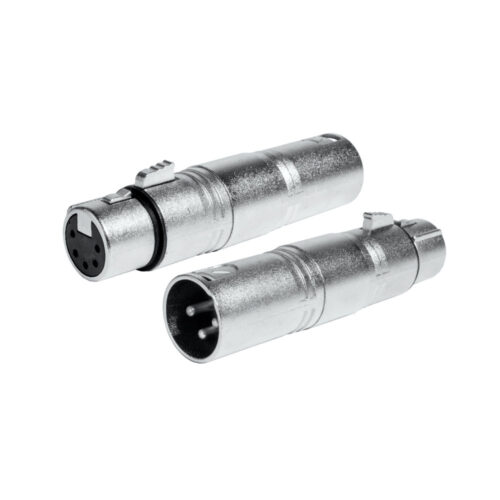 Adaptador XLR Macho 3Pin / XLR Fêmea 5Pin