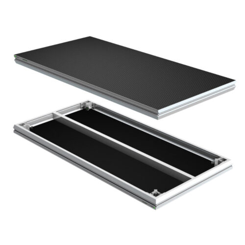Plataforma de Palco Profissional - Preto