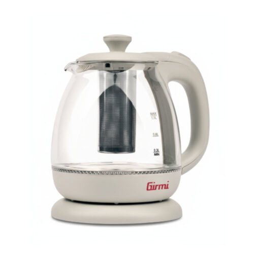 Chaleira em Vidro 1L c/ Filtro Creme - BL41