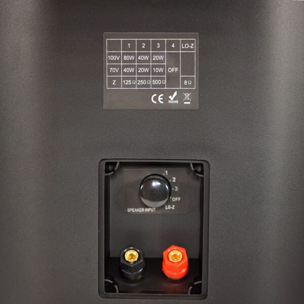 Coluna 100V 8" 80W IP66 CLIMATE IP9 BLACK - Image 3