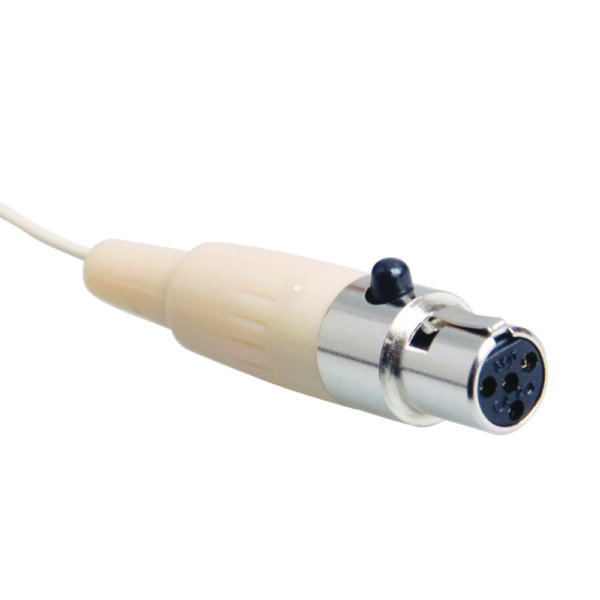 Cabo Mini XLR Fêmea 3 Pinos - Creme