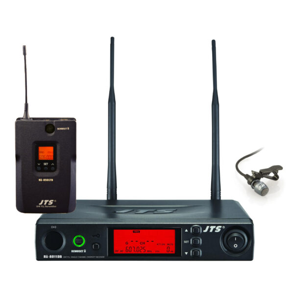 Microfone Lapela s/ Fios + Receptor UHF