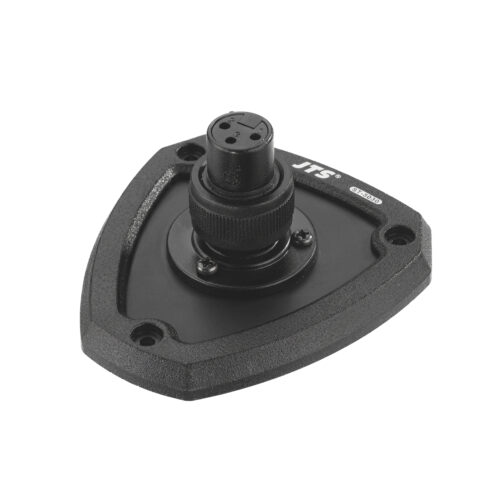 Base Mesa p/ Microfone Gooseneck c/ Shockmount - XLR Fêmea