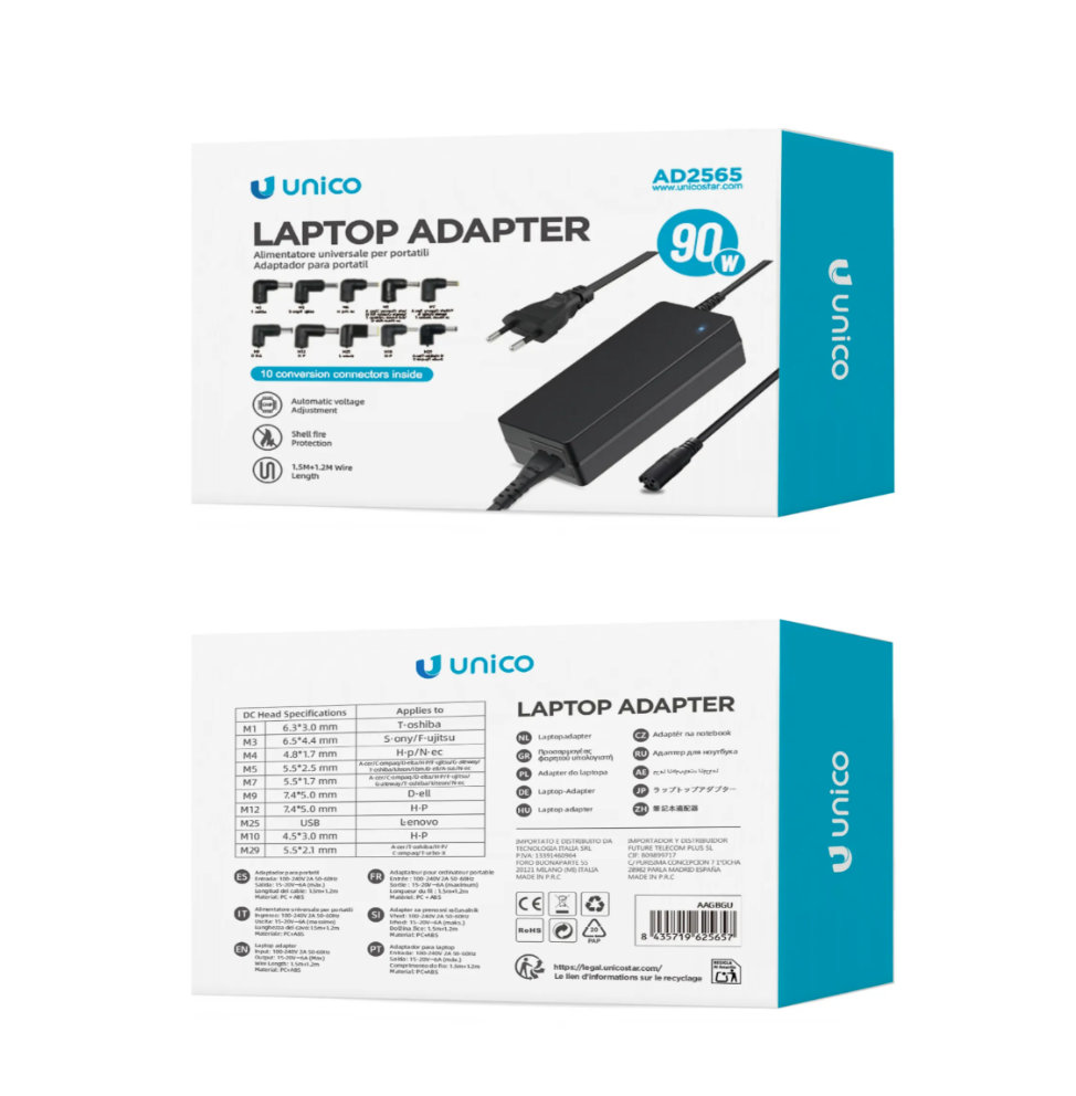 Alimentador Universal AC/DC15 a 20V 90W - Image 3