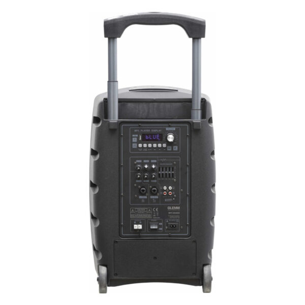 Coluna Portátil 15" 300W USB/MP3/BT + 2 Microfone UHF - Image 2