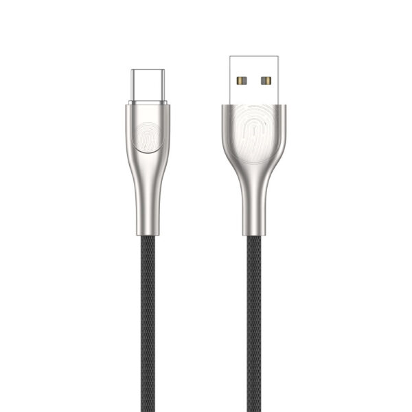 Cabo USB "A" Macho / USB-C 1,2mt 3A - Nylon - Image 3