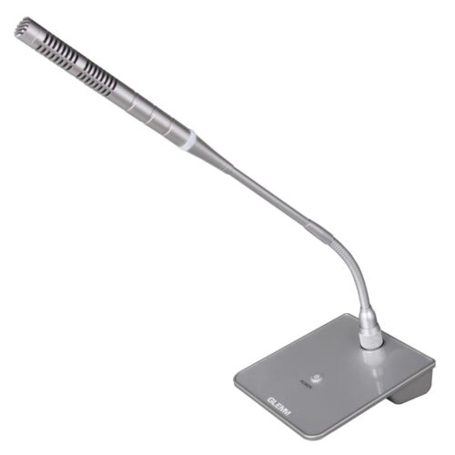 Microfone Mesa c/ Interruptor - Prata