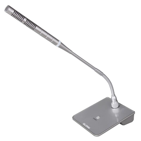 Microfone Mesa c/ Interruptor - Prata - Image 5
