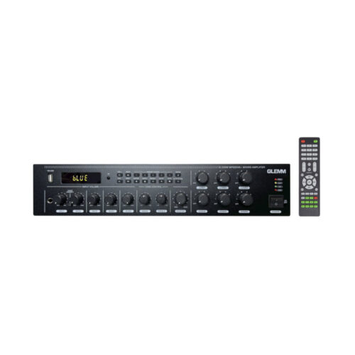 Amplificador Audio 100V 700W DAB/FM/USB/MP3 - 6 Zonas