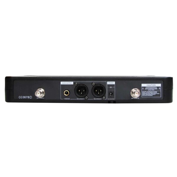 Microfone Mão s/ Fios (2 unid) + Receptor UHF - Image 2