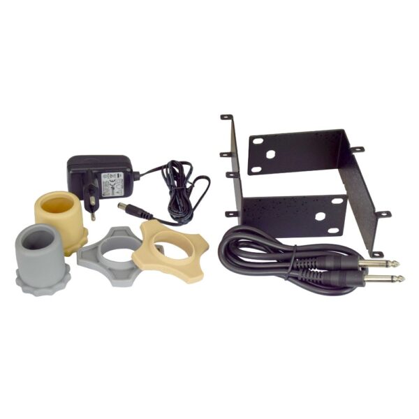 Microfone Mão s/ Fios (2 unid) + Receptor UHF - Image 3