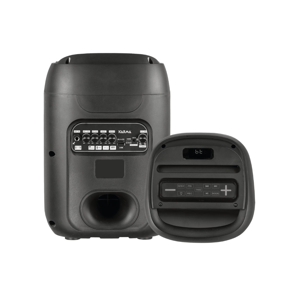 Coluna Portátil 8" 60W USB/SD/BT/BAT/TWS - Image 2