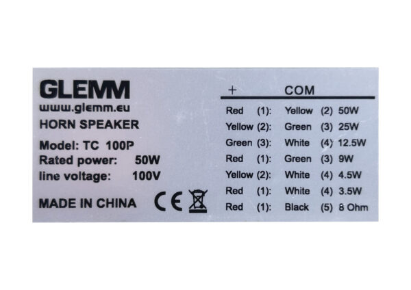 Corneta 100W 100V IP66 - Image 4