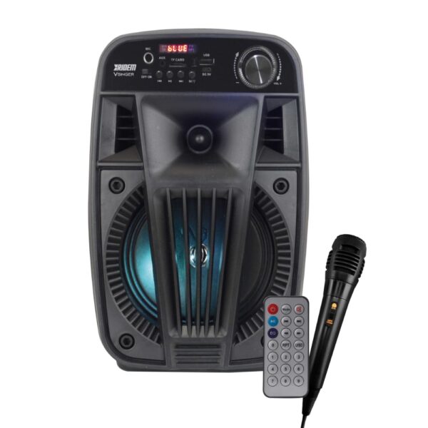 Coluna Portátil 6,5" 100W USB/SD/BT/BAT/TWS + 1 Microfone - Image 3