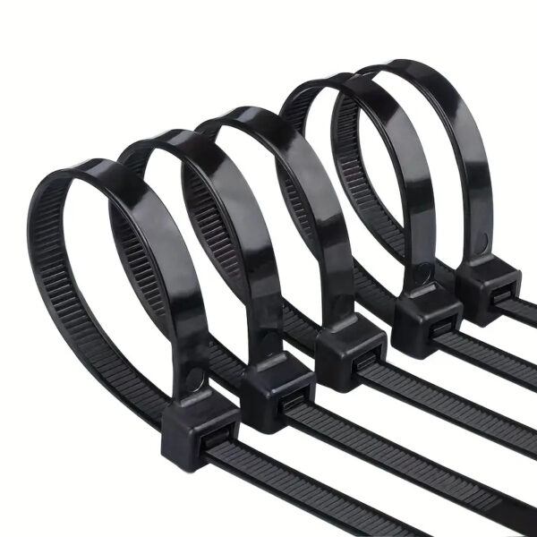 Abraçadeiras Nylon 4,8x350mm - Pretas (100 unid)