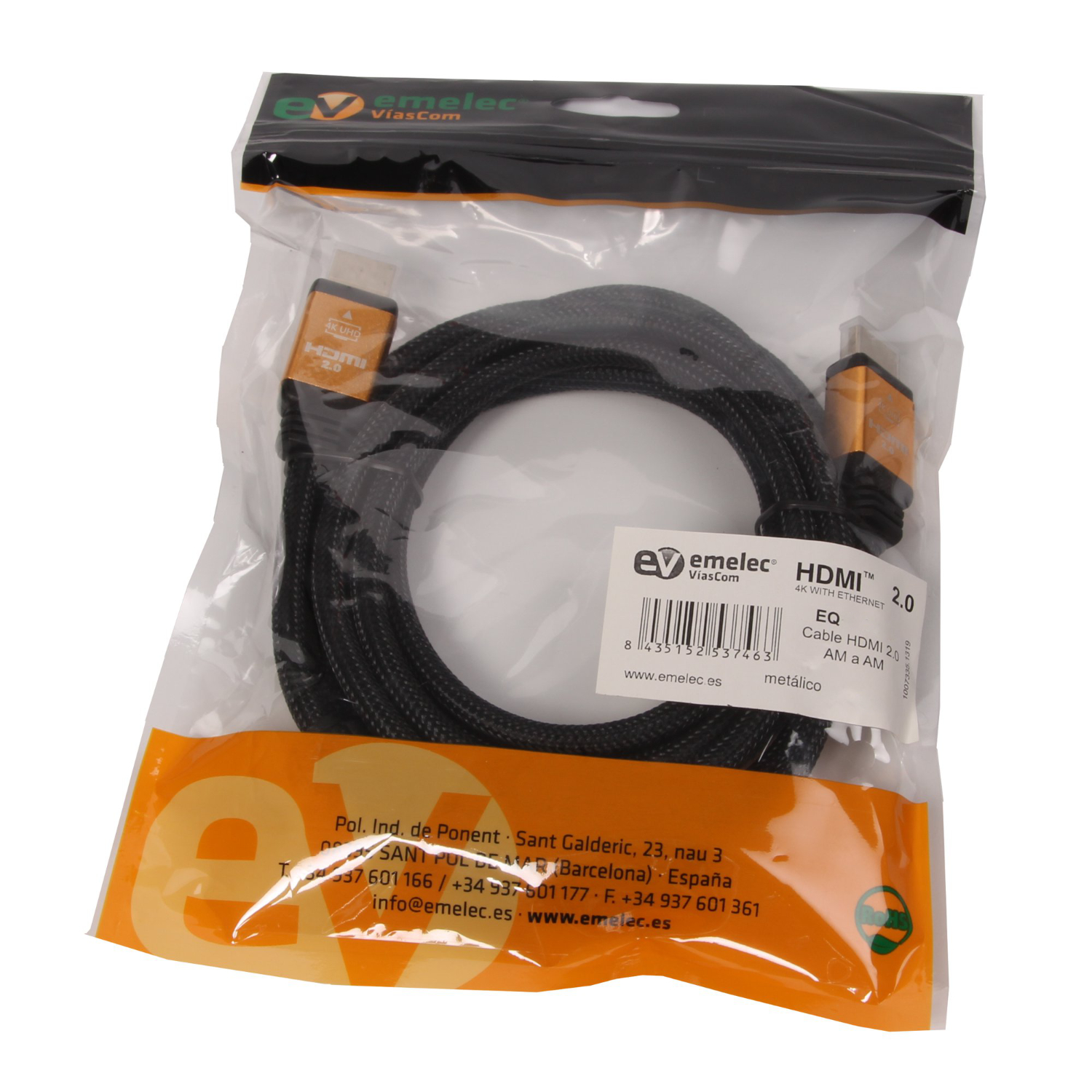 Cabo HDMI Macho / Macho 15mt - Metal - Image 2