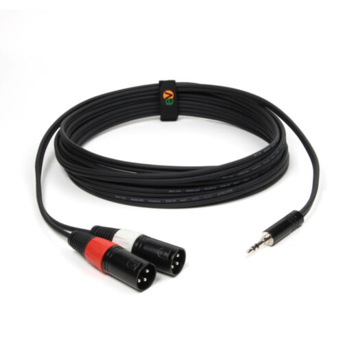 Cabo 3,5 Macho ST / 2x XLR Macho 1,5mt