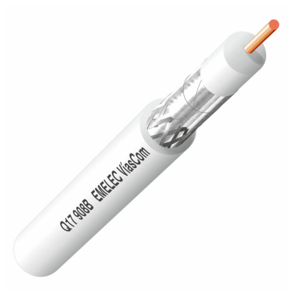 Cabo Coaxial Ø6,8mm Branco 100mt - Image 5