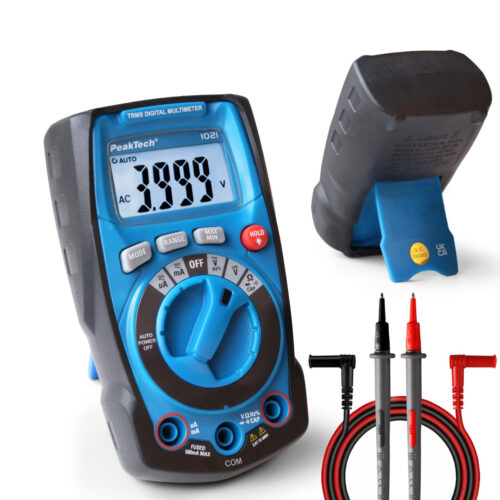 Multímetro Digital 3 ¾ Dígitos CAT III 600 V