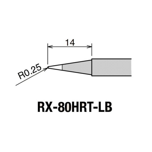 Ponta Ø0,3mm p/ RX802
