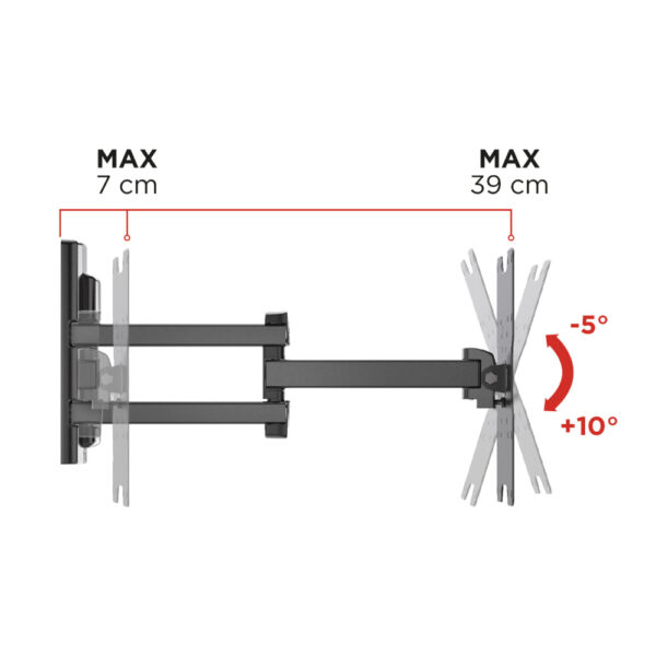 Suporte LCD/LED 26-40" 3 Articul Vesa 50-100-200 FDR200 - Image 3