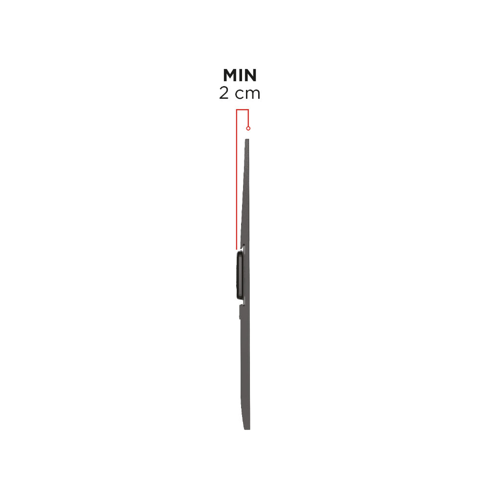 Suporte LED 40-75" Fixo Vesa 200-300-400 - Preto FS400 CG - Image 2