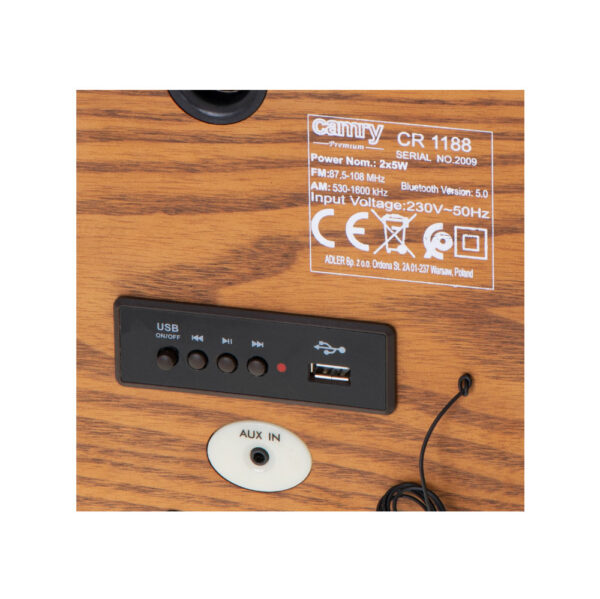Radio Design Retro c/ Bluetooth e USB - Image 4