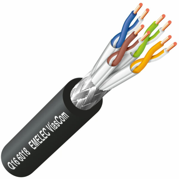 Cabo CAT6A S/FTP RJ45 c/ Enrolador - 70mt - Image 2